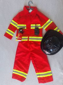 Kids Firefighter Costume Set Age 2 to 3