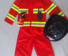 Kids Firefighter Costume Set Age 2 to 3