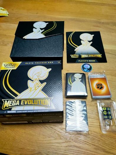 Mega Evolutions ETBs open Full set Cards Base and Holos