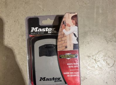 master lock key safe box