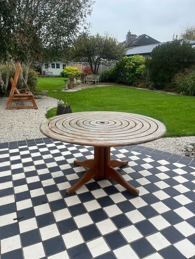 Garden dining table