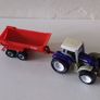 Power Tractor and Siku Krampe Half Pipe Tipping Trailer Image 4