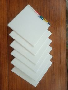 6 Felt pin boards 30x30cm