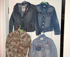 Gorgeous bundle of denim jackets, 6 yo, perfect condition