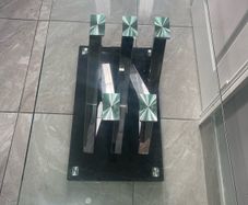 coffee table / glass table