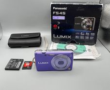Panasonic Lumix FS45 16MP Digital Camera Violet Tested - Boxed