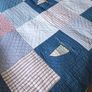 The White Company nautical theme Anglesey quilt and cushion Image 8