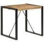 Dining Table 80x80x75 cm Rough Mango Wood Image 9