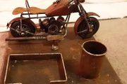 interesting metal motor bike