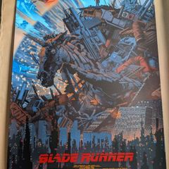 Blade Runner Screen Print Poster by Kevin Tong