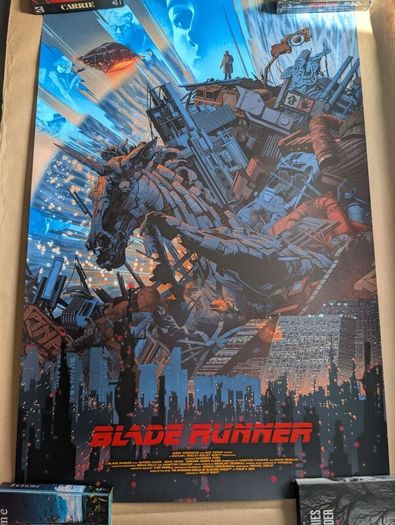 Blade Runner Screen Print Poster by Kevin Tong