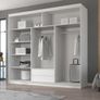 Sliding Doors Wardrobe ERWIN 235cm White Image 2