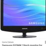 Samsung 19"Wide LCD TV / monitor Image 2