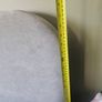 Light Grey Velvet King Size Bedframe Image 4