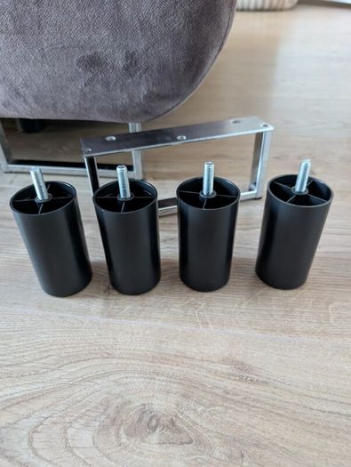 Modern metal Sofa Legs 9cm Set of 7+2