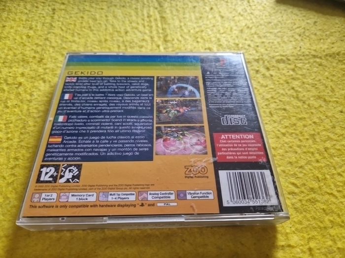 Gekido  PlayStation1 Ps1 PlayStation2 Ps2 games Original