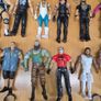 WWE action figures (12) and 2 sets Image 6