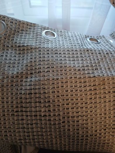 Thermal and blackout curtains.