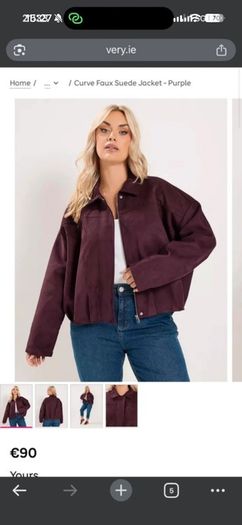 Faux Suede Jacket