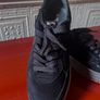 Tamaris Black Suede Flatform Trainers Size 39 Image 4