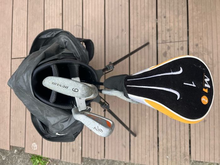 Kids golf bag and clubs