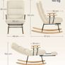 Rocking Recliner Chair with Pull-Out Footrest Image 8