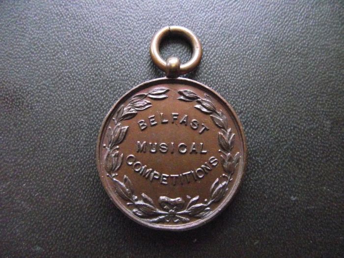 1931 Medal 'Belfast Musical Competitions'