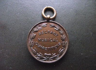 1931 Medal 'Belfast Musical Competitions'
