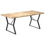 Dining Table 180x90x76 cm Solid Mango Wood Image 9
