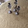 Candle Sticks Pewter Image 2