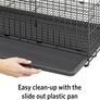 Pets Medium Wabbitat Rabbit Cage, Grid Mesh Floor, Removable Tray, Top & Front Door Access, Rust Resistant Finish, No Tools Required Image 6