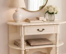 Solid Mahogany French Style Hall Table