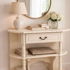 Solid Mahogany French Style Hall Table