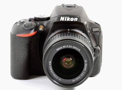 Nikon D5600 Digital SLR CameraKit  + AF-P DX Nikkor 18-55mm f/3.5-5.6G VR Lens