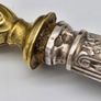 Antique 1800s Swiss Large Cream Spoon with Silver Handle Image 5