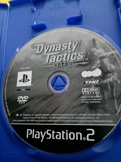 Dynasty Tactics PlayStation 2 Ps2 Games Original