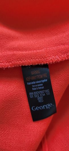 GEORGE burnt orange cami Sz 18 UK