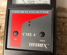 Damp tester for concrete and wood floors