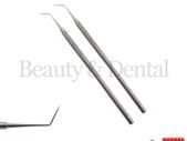 2x Dental Probe 6 Single Ended Diagnostic Probe Oral Cleaning Instrument S.Steel CE