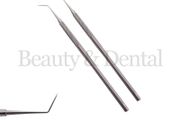 2x Dental Probe 6 Single Ended Diagnostic Probe Oral Cleaning Instrument S.Steel CE