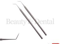 main image for ad 2x Dental Probe 6 Single Ended Diagnostic Probe Oral Cleaning Instrument S.Steel CE