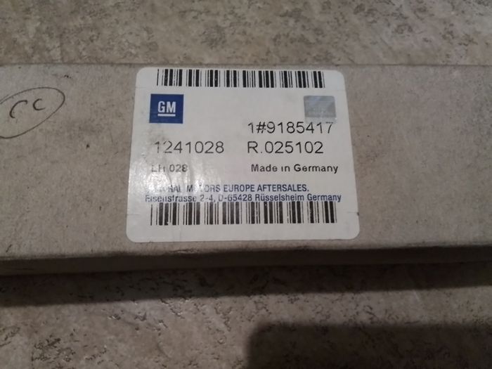 Opel New Wiper Switch.