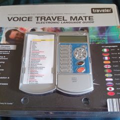 Voice Travel Mate 11 Electronic Language Guide By Traveler- 11 Languages New