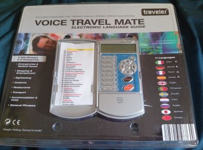 Voice Travel Mate 11 Electronic Language Guide By Traveler- 11 Languages New