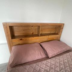 Bed with mattress
