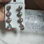 Brand New Heart Crystal Drop Earrings Image 2