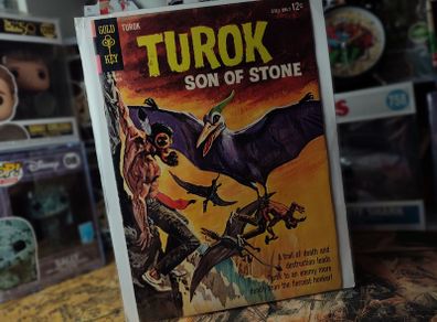 Turok Son Of Stone #42 ! Silver Age Comic from 1964 ! by Gold Key !