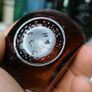 62 - Vintage 4oz Bovril Dark Brown Glass Embossed Letters Jar Image 6