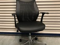 main image for ad Jemini Mesh High Back Operator Black Chair