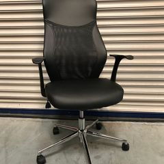 Jemini Mesh High Back Operator Black Chair
